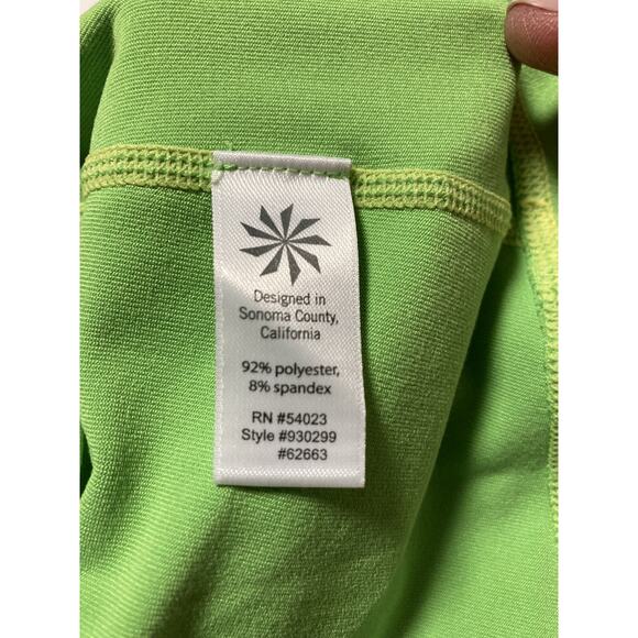 Womens Athleta Racerback Sleeveless Tank Top Green Size Small EUC - Picture 4 of 5